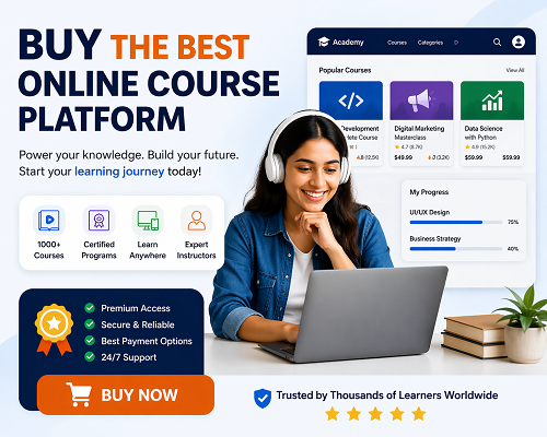 Course Platform -BEST Award Winner-